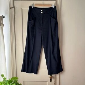 Veronica Beard linen blend trousers